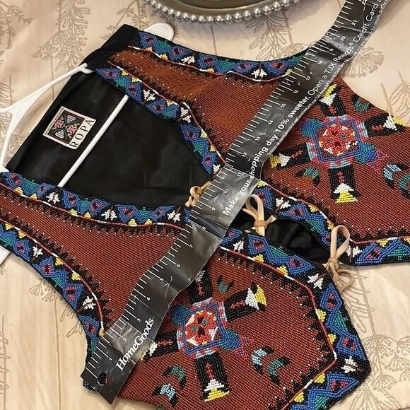 Vintage Hairston Roberson ROPA Beaded Vest / SOLD