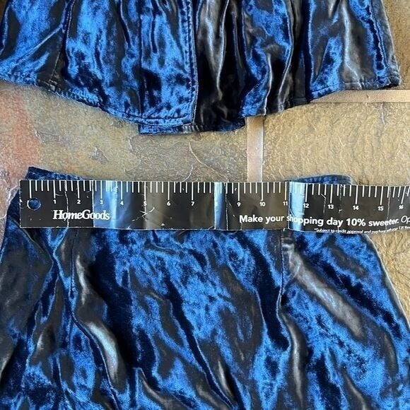 Vintage Velvet Double D Ranchwear Jacket & Skirt Set