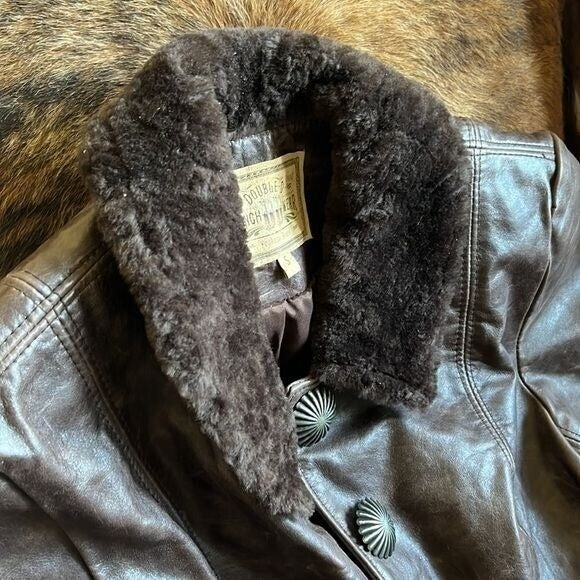 Vintage Double D Ranchwear Brown Leather Jacket