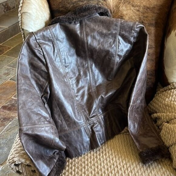 Vintage Double D Ranchwear Brown Leather Jacket