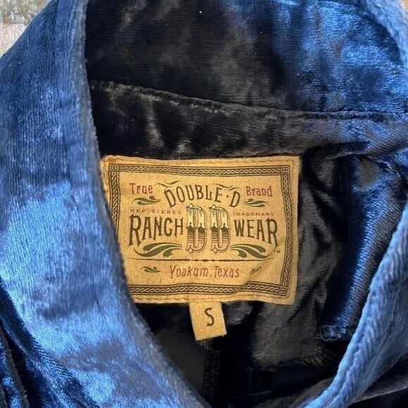 Vintage Velvet Double D Ranchwear Jacket & Skirt Set