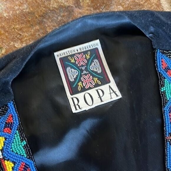 Vintage Hairston Roberson ROPA Beaded Vest / SOLD
