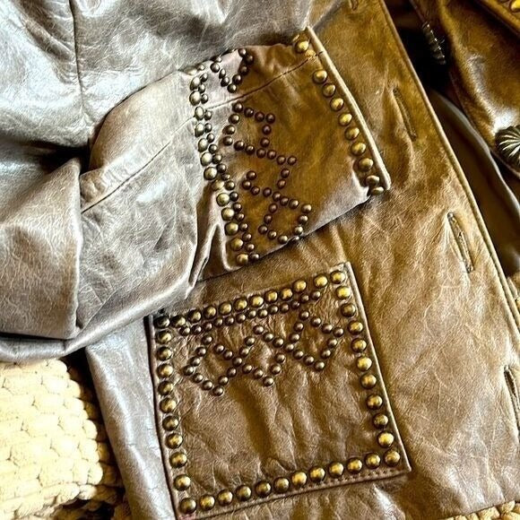 Vintage Double D Leather Jacket