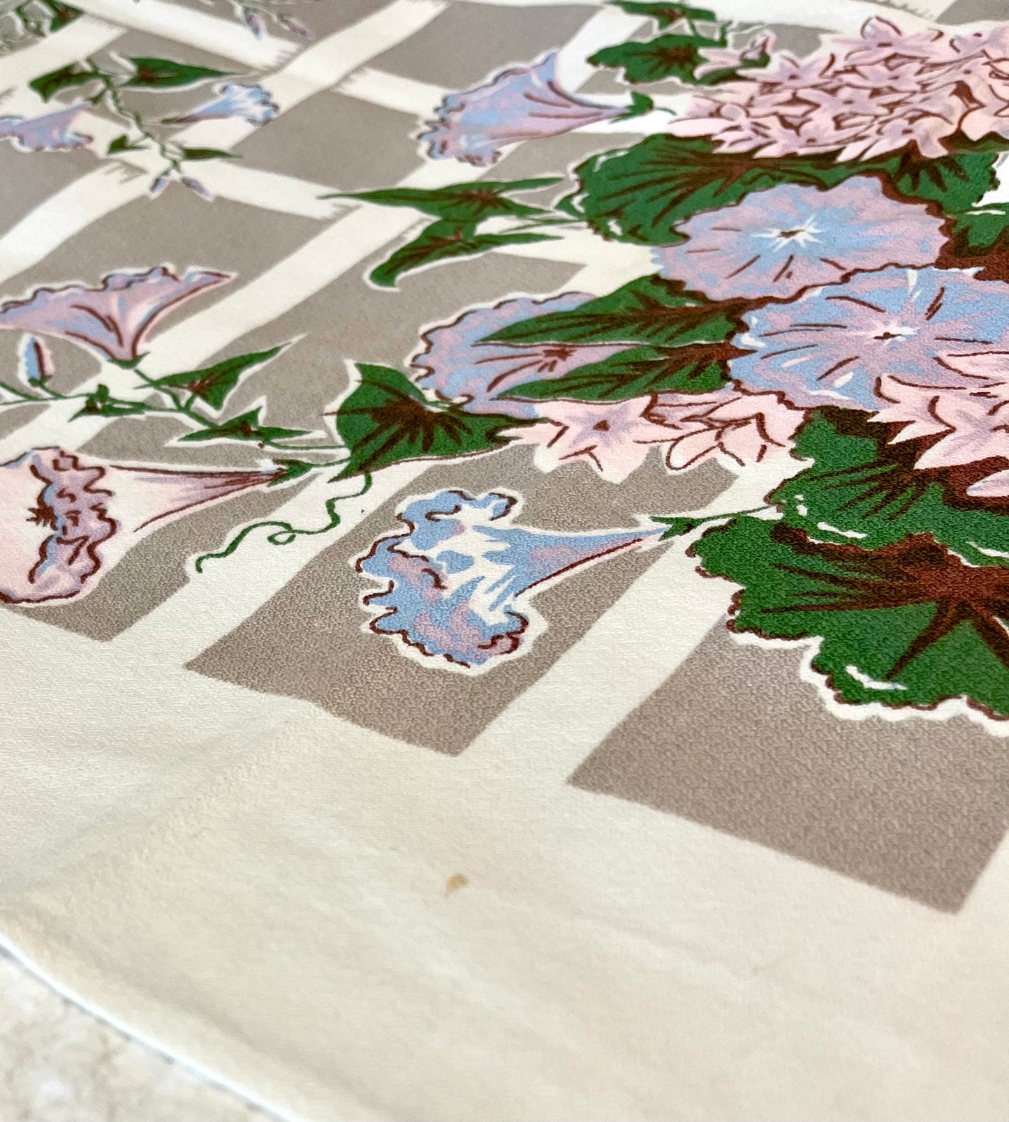 Vintage Floral Table Cloth