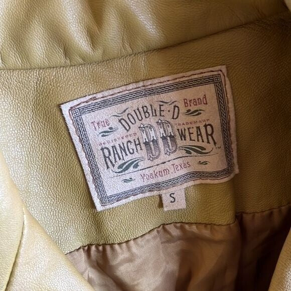 Vintage Double D Ranchwear Camel Fringe Long Leather Jacket / SOLD