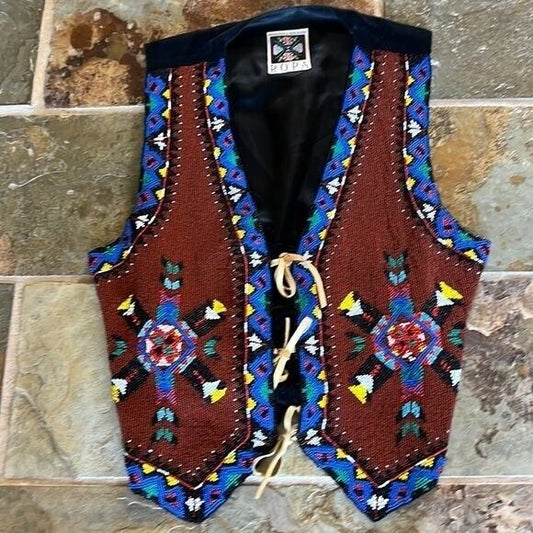 Vintage Hairston Roberson ROPA Beaded Vest / SOLD