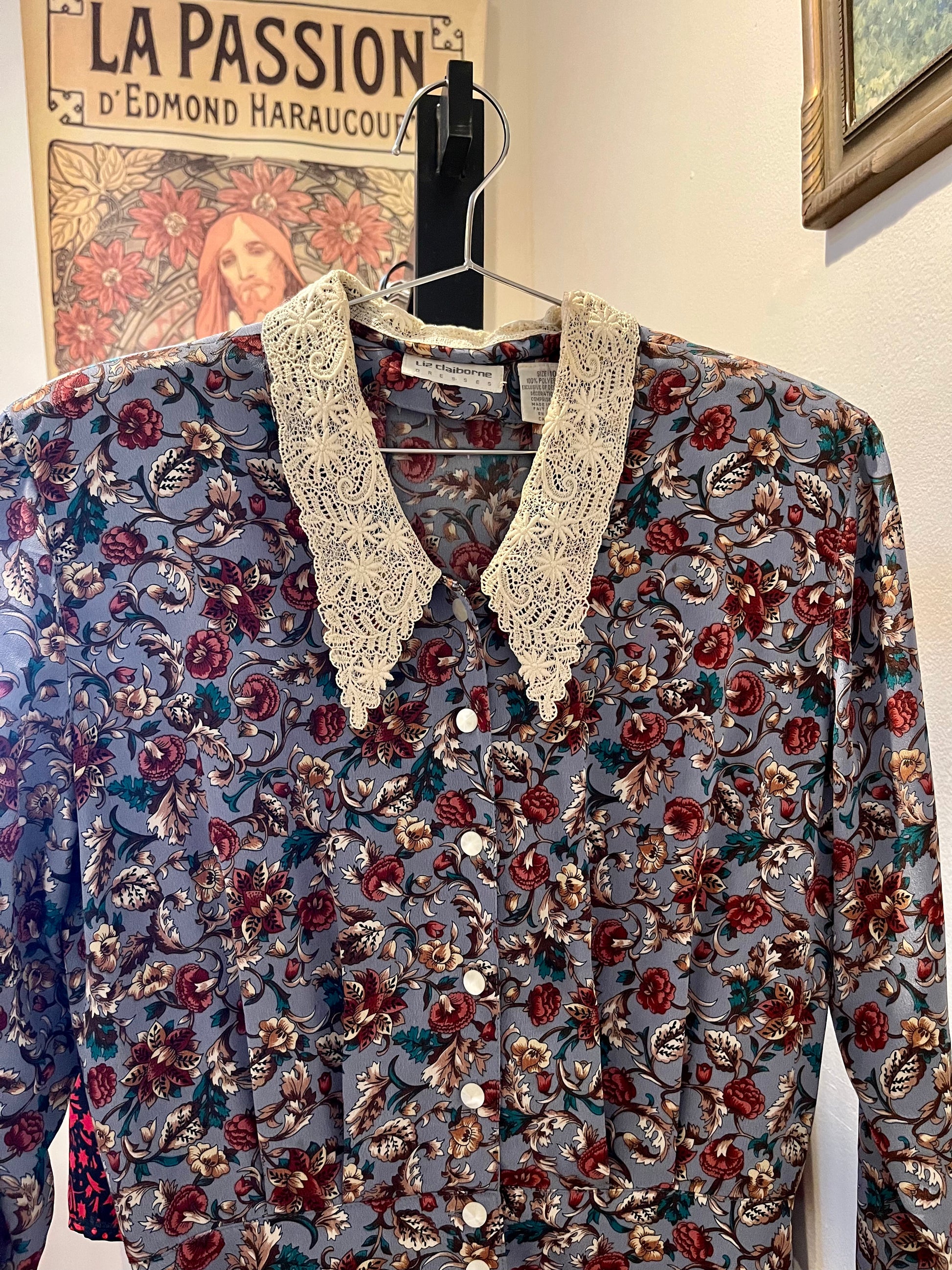 Vintage Liz Claiborne Long Sleeve Dress – Evangeline Cottage Vintage Liz Claiborne Long Sleeve Dress – Evangeline Cottage